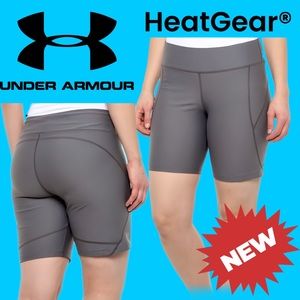 🛑CLEARANCE‼️🆕 Under Armour HeatGear® Bike Shorts Gray size XL